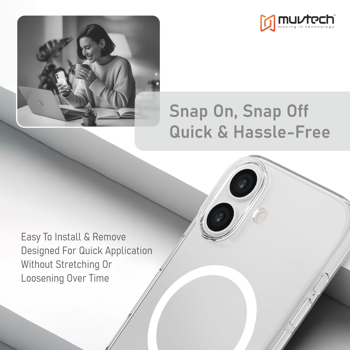 Clearvue Case for iPhone 17 Series, 1.2mm Ultra Slim Transparent Anti-Yellow Case