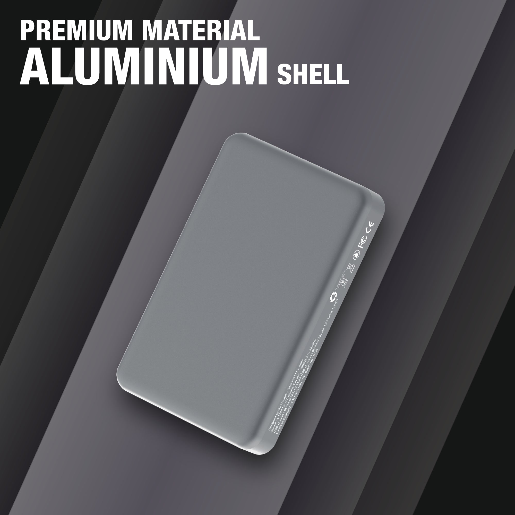 Slim 10000mAh Magnetic Wireless Charging Power Bank