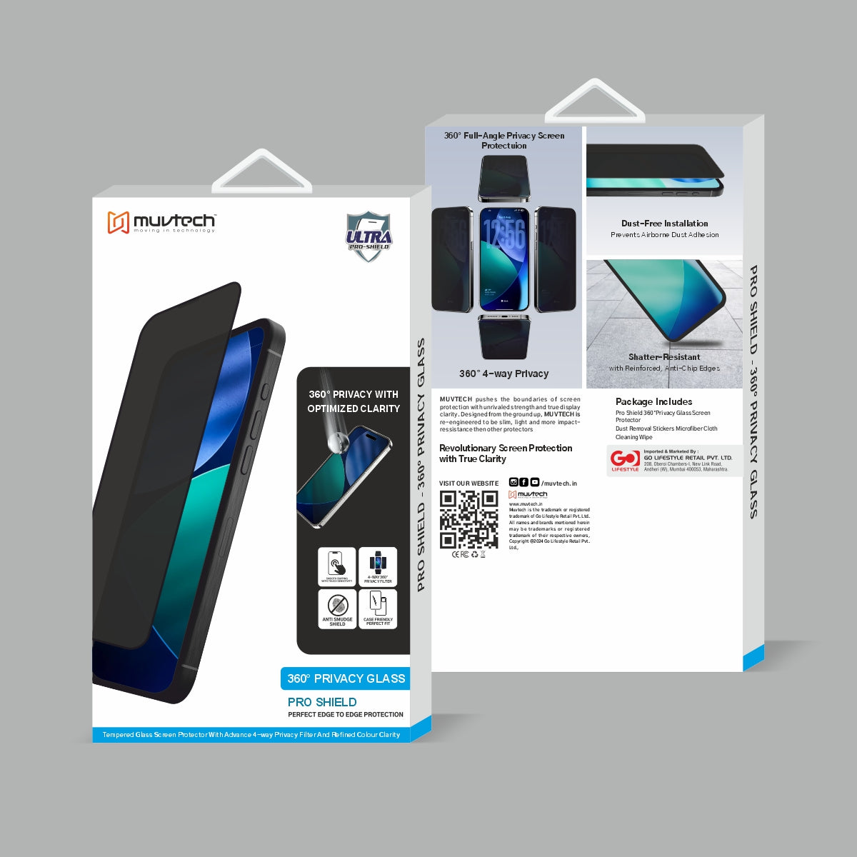 360° Privacy Glass for iPhone 17/Air/Pro/Pro Max