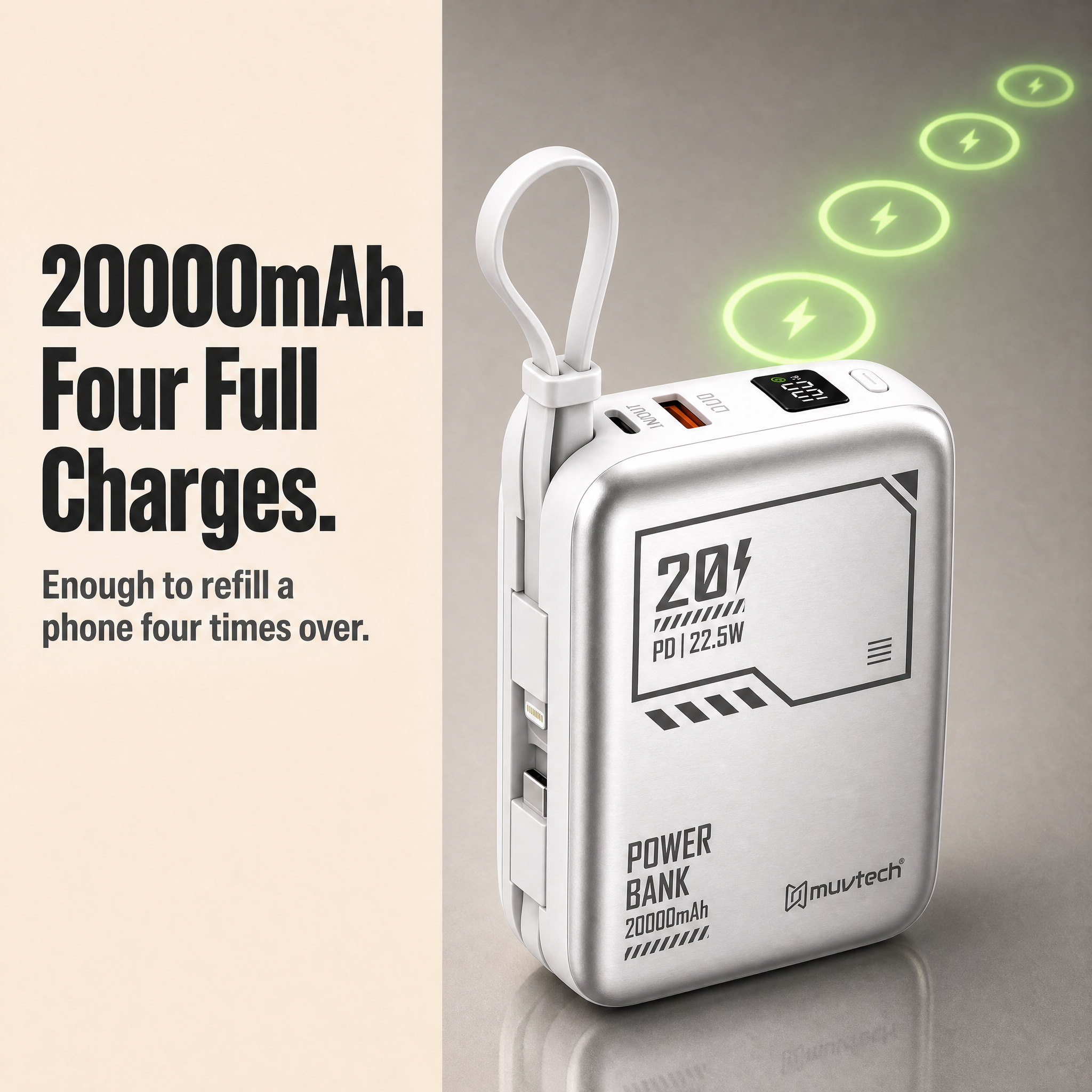 Tera X 20000mAh Power Bank