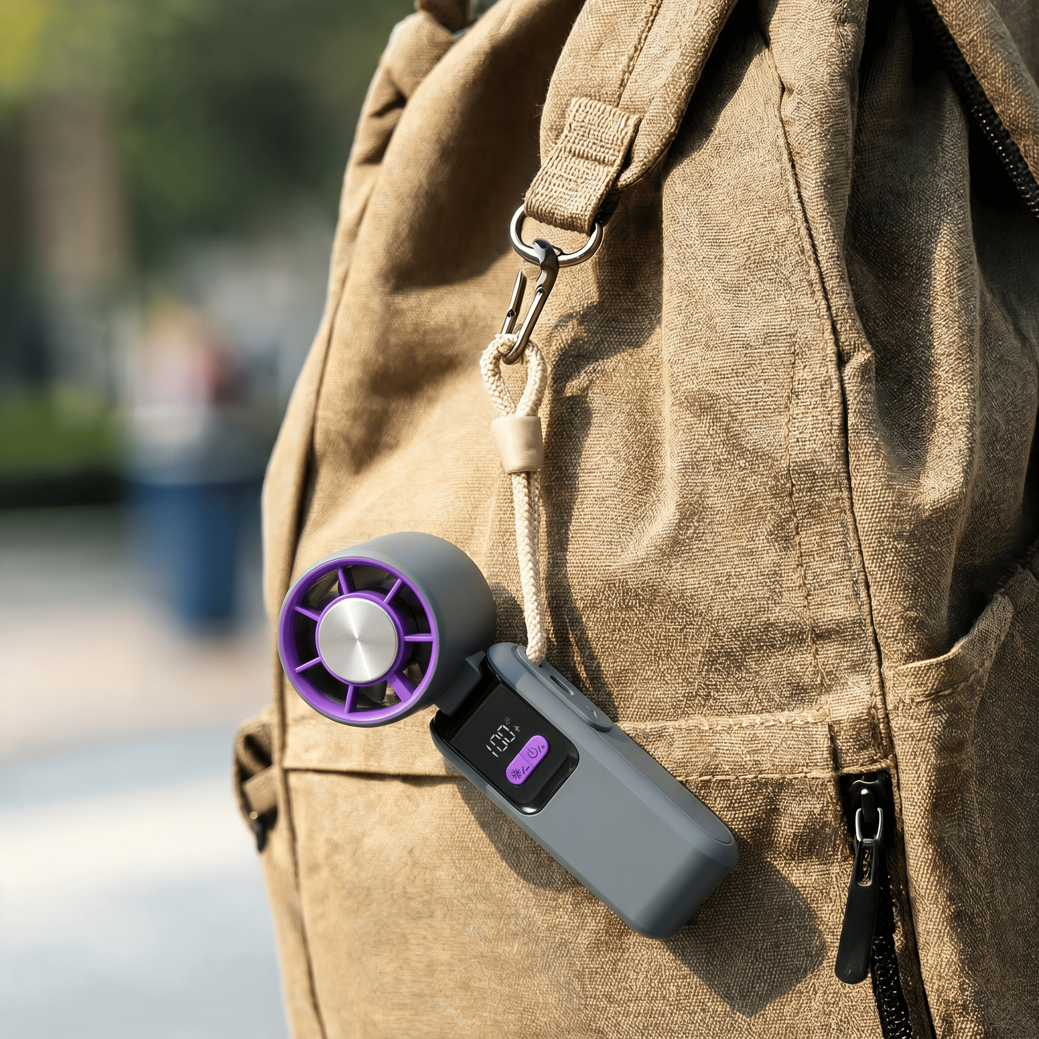 AERO Ice Cooling Handheld Fan with Power Bank