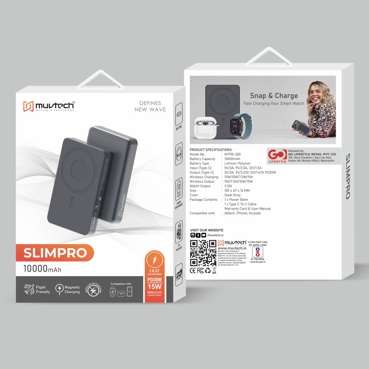 Slim Pro 10000mAh Power Bank