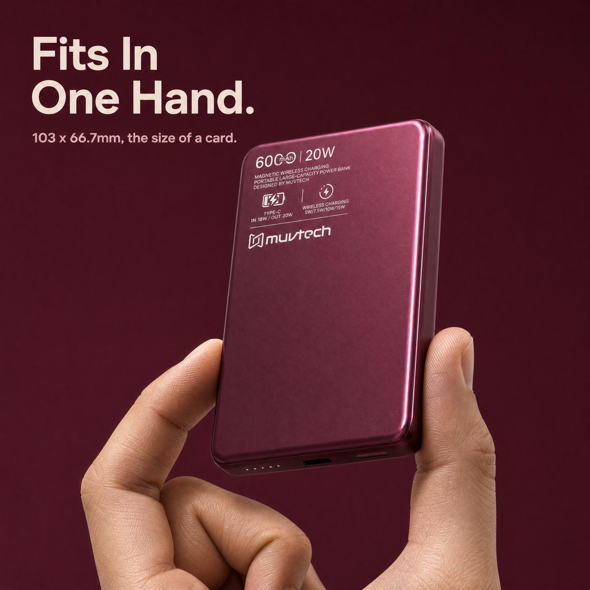 Neo 6000 mAh Wireless Power Bank