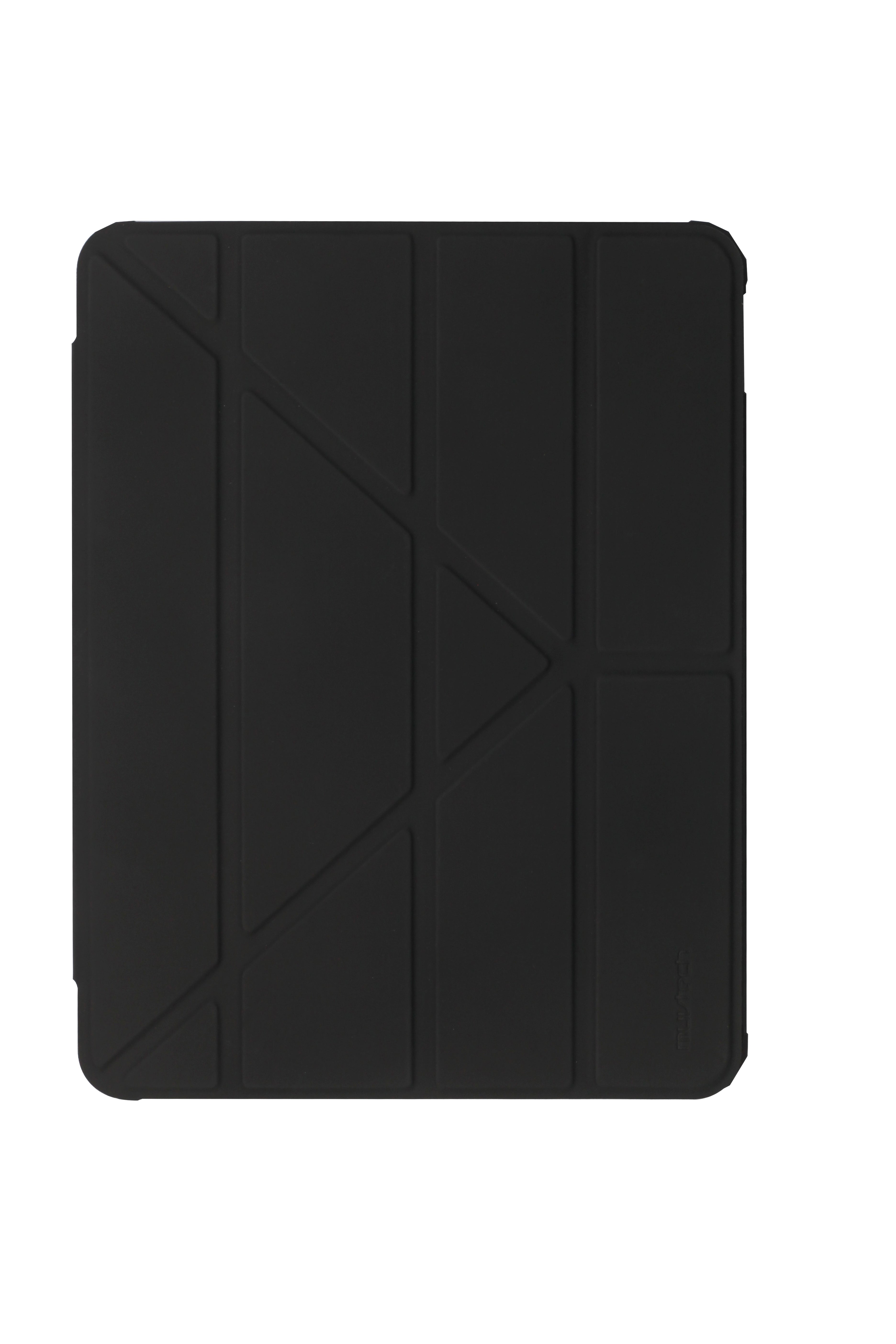 Helix Case for iPad Air 11 (M2 2024 / M3 2025) – Slim Transparent Hard Back Cover with Pencil Holder, Multi-Stand, Shockproof Corners, Smart Folding Flip Case