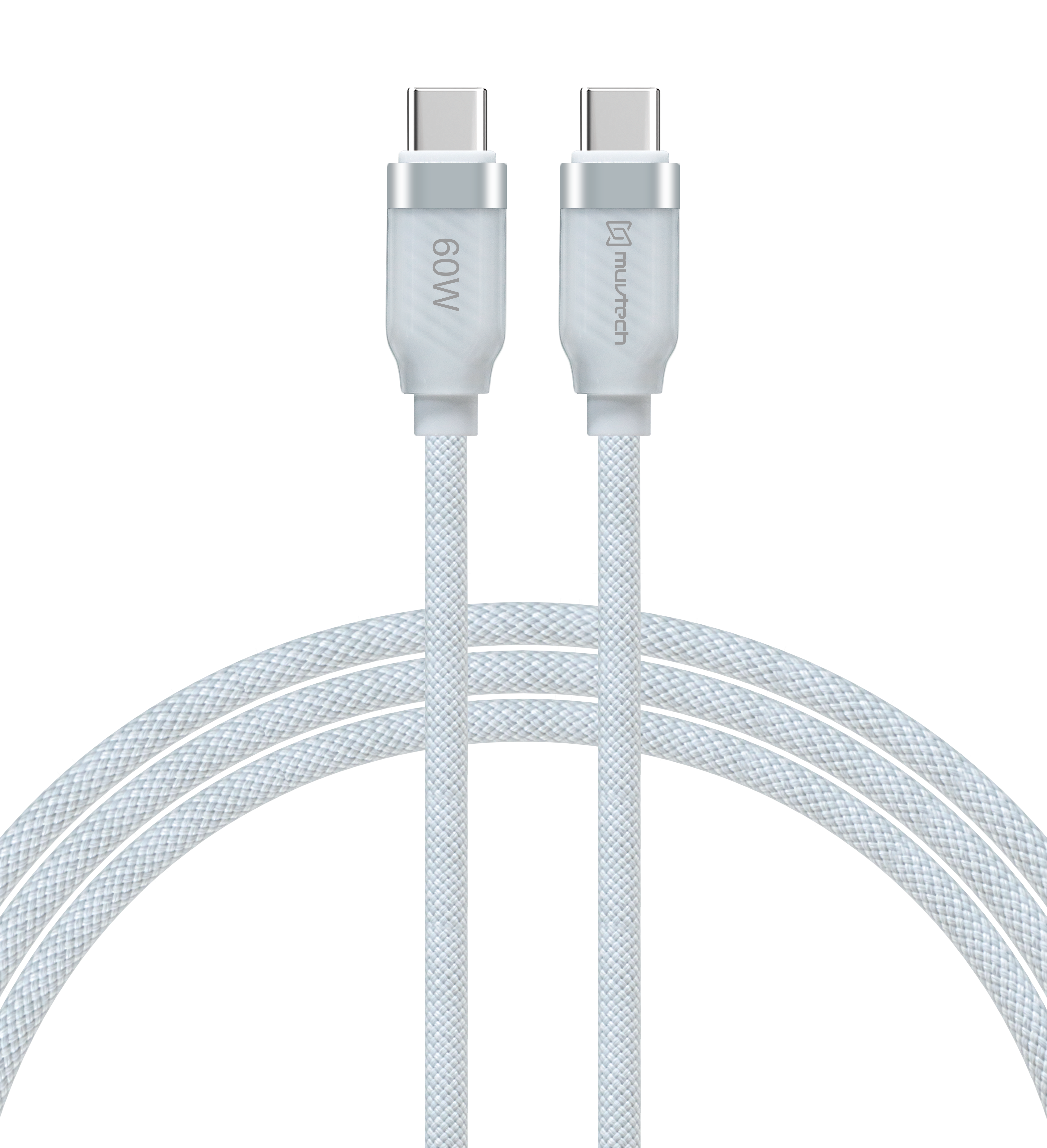 Surge 60W Fast Charging Braided Cable – Type-C to Type-C- 1 Meter
