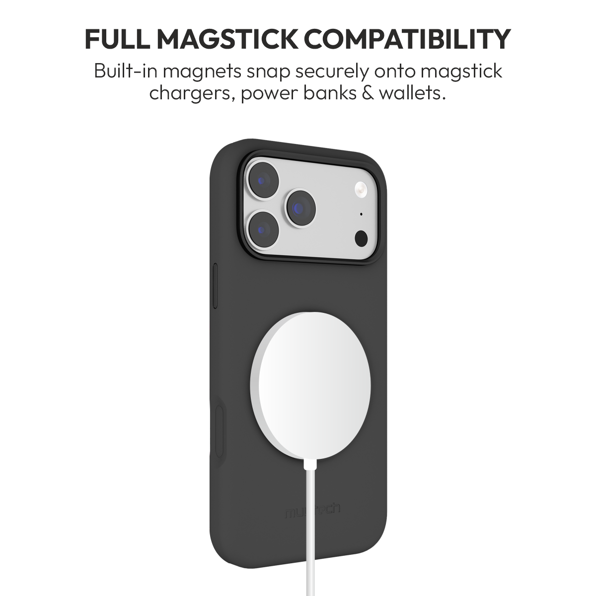 Muvtech Capri 360 Case for iPhone 18 Pro & 18 Pro Max in Black #Color_Black