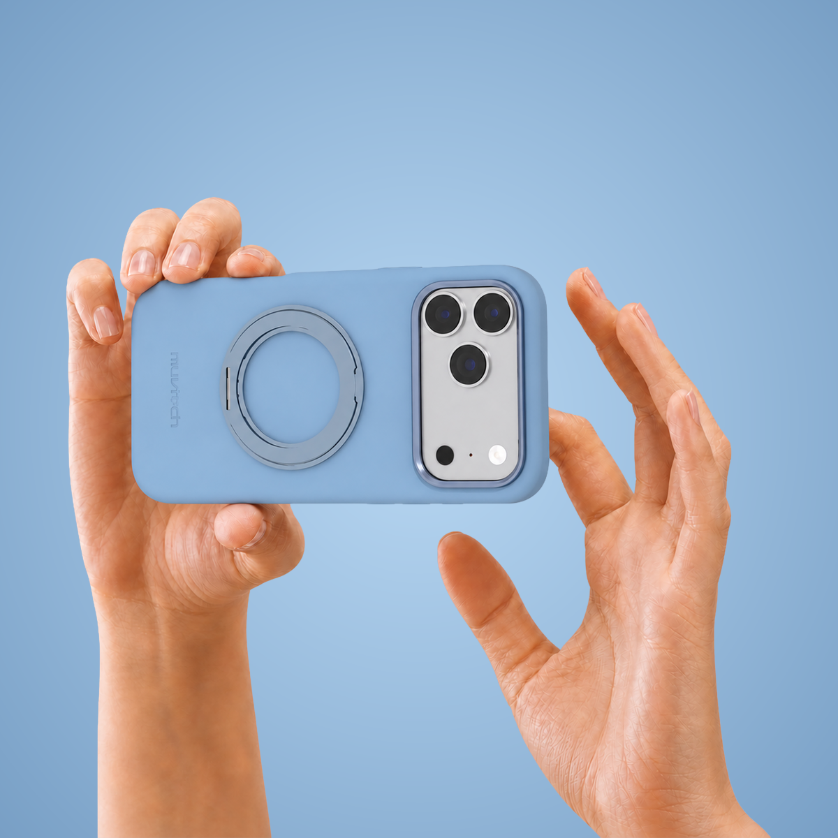 Muvtech Capri 360 Case for iPhone 18 Pro & 18 Pro Max in Glacier #Color_Glacier