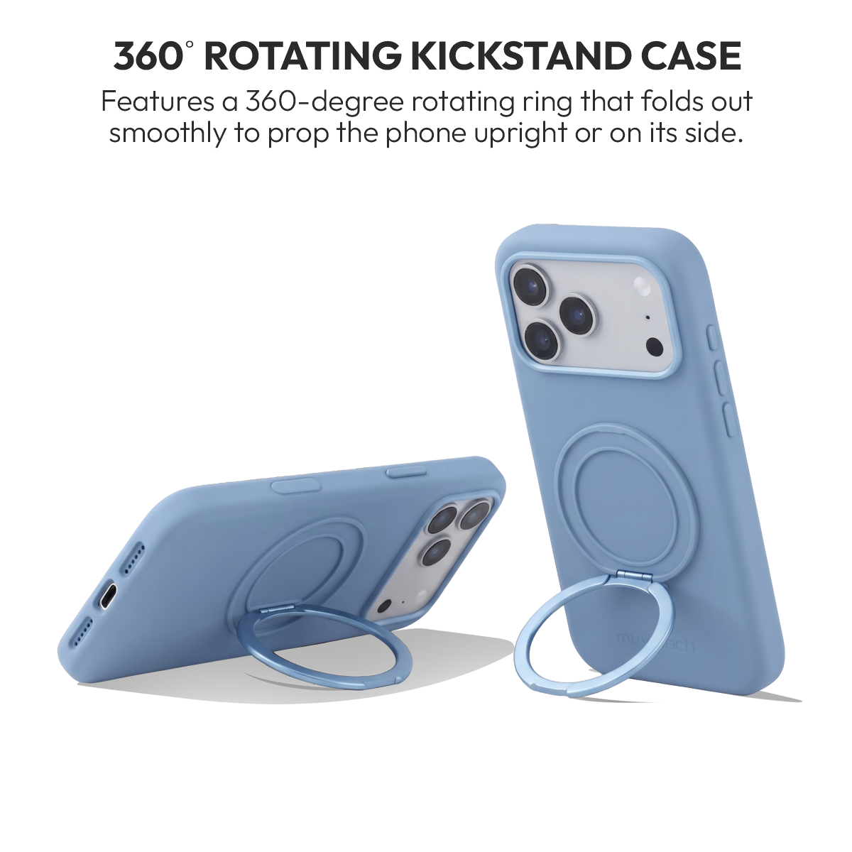 Muvtech Capri 360 Case for iPhone 18 Pro & 18 Pro Max in Glacier #Color_Glacier