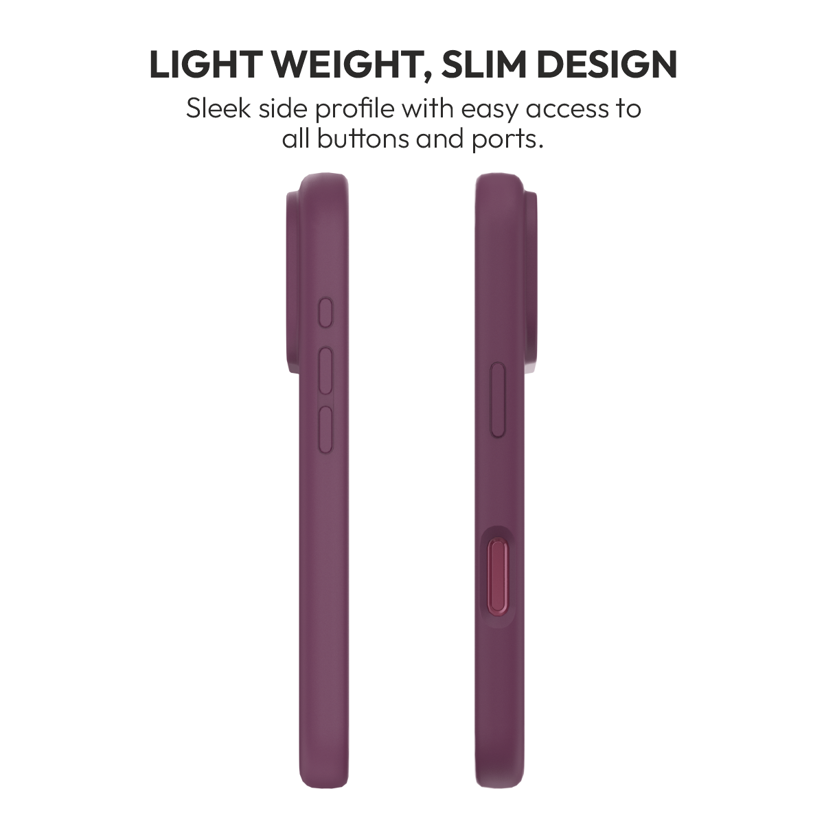 Capri Case for iPhone 18 Pro & Pro Max in Burgundy #Color_Burgundy