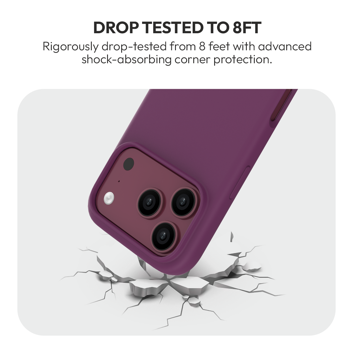 Capri Case for iPhone 18 Pro & Pro Max in Burgundy #Color_Burgundy
