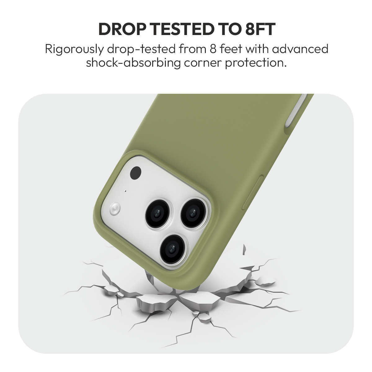 Capri Case for iPhone 18 Pro & Pro Max in Olive #Color_Olive