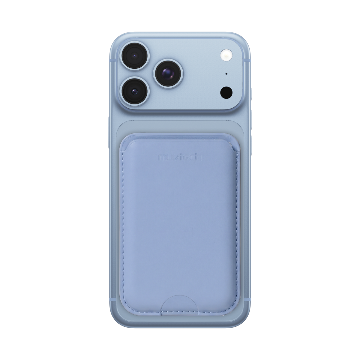Muvtech Deck MagSafe Wallet in Glacier Blue #Color_Glacier Blue