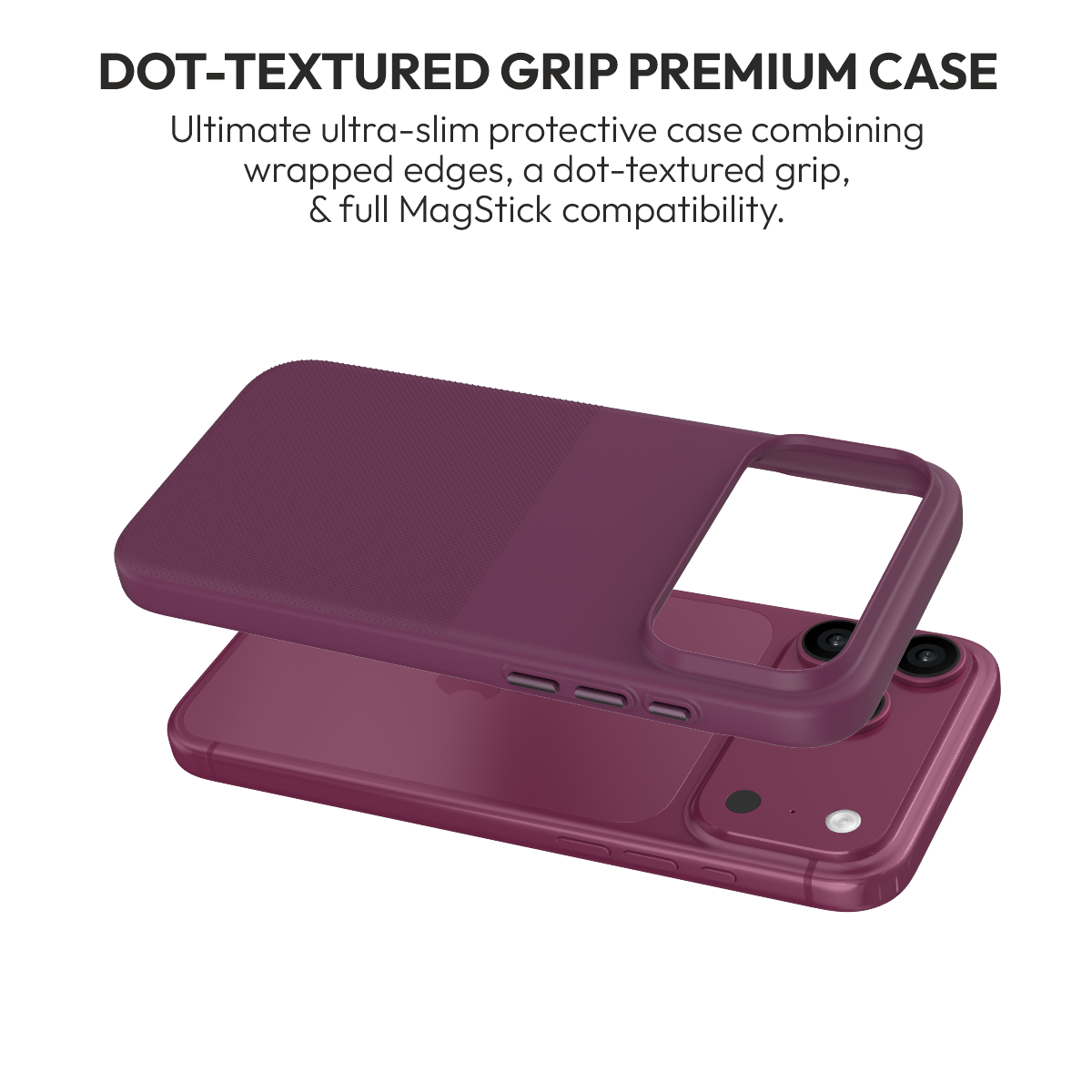 Ditto Case for iPhone 18 Pro & 18 Pro Max in Burgundy #Color_Burgundy