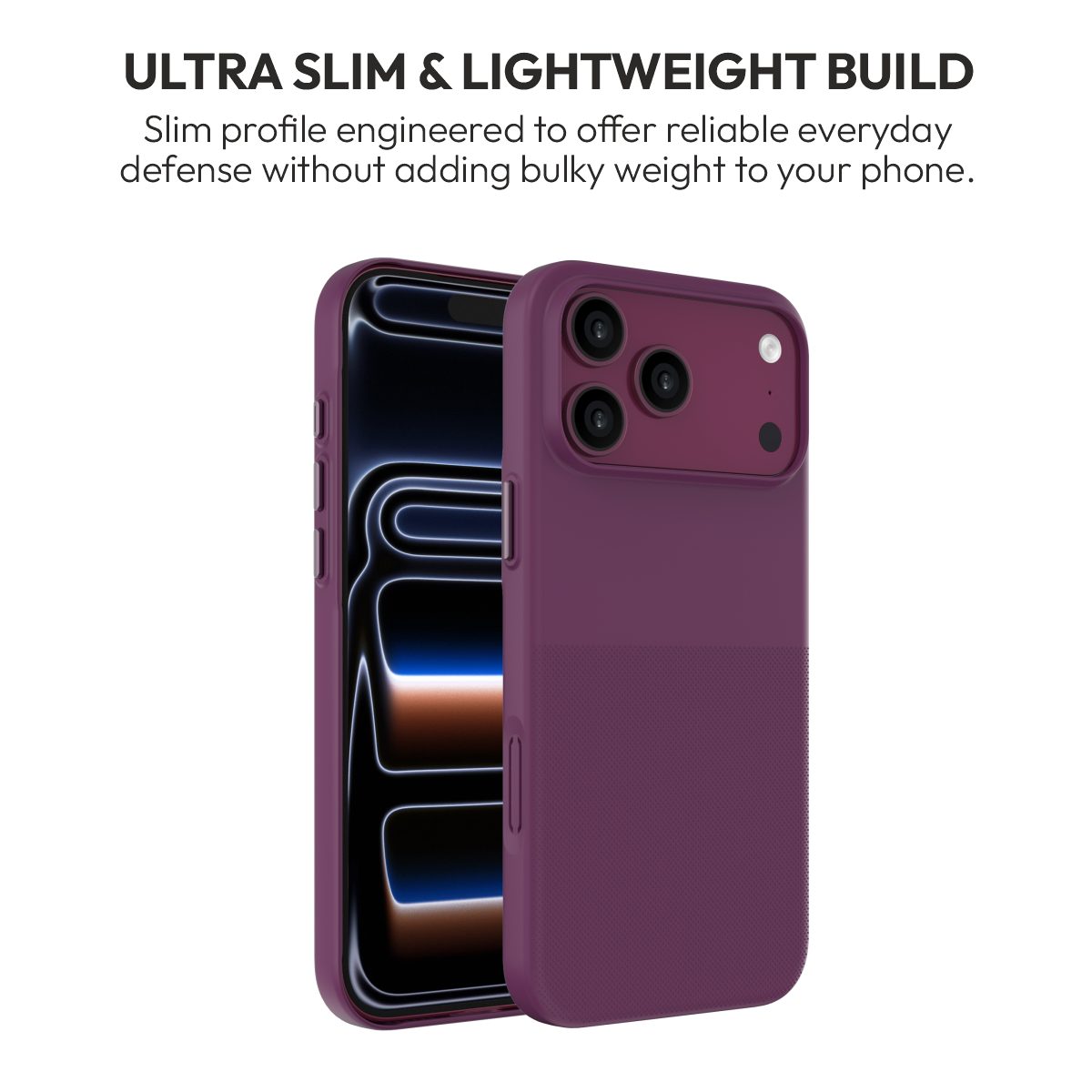 Ditto Case for iPhone 18 Pro & 18 Pro Max in Burgundy #Color_Burgundy
