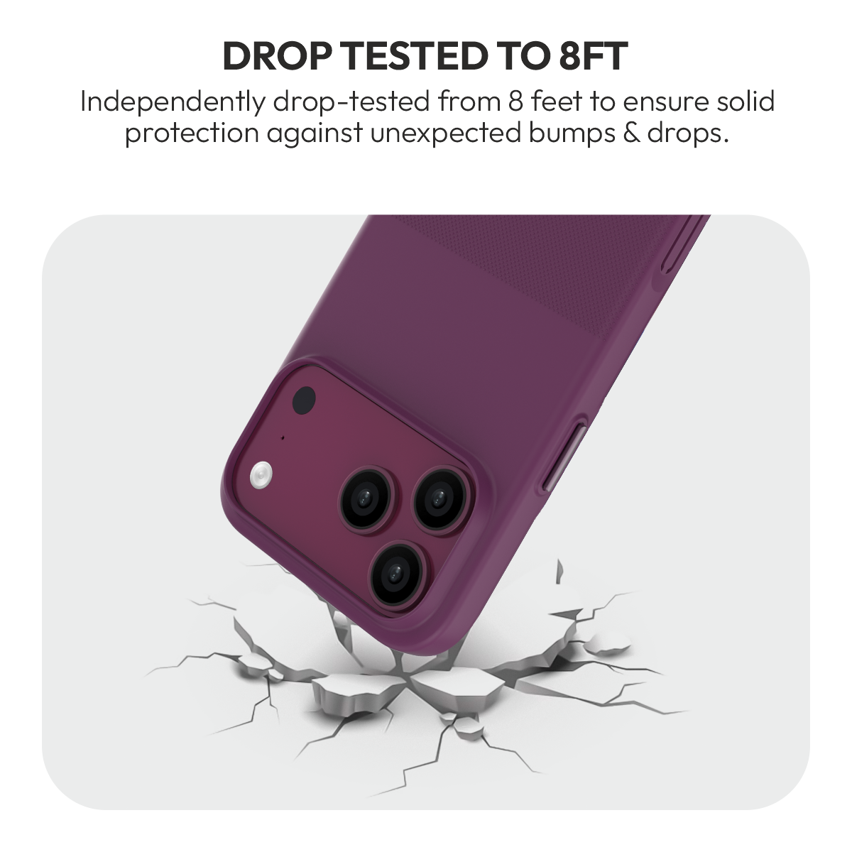 Ditto Case for iPhone 18 Pro & 18 Pro Max in Burgundy #Color_Burgundy