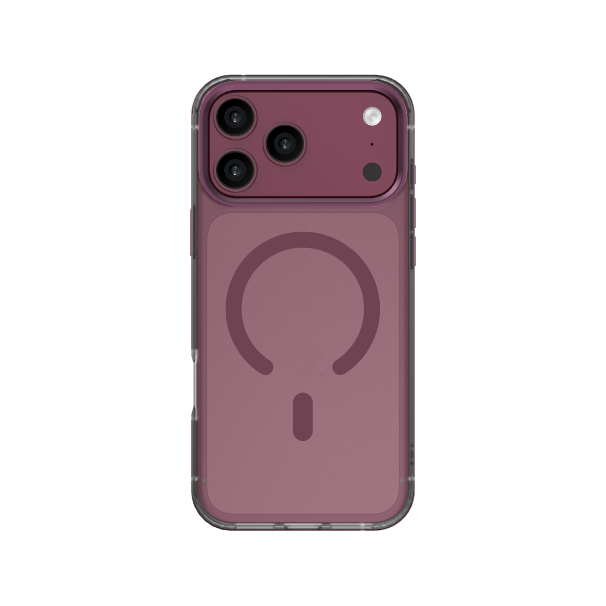 MIST case in Burgundy with premium anodised metal edge#Color_Burgundy