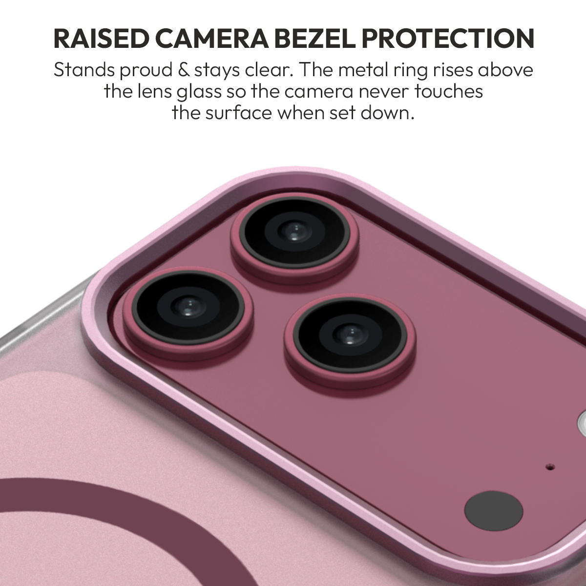 MIST case in Burgundy, raised metal camera protection#Color_Burgundy