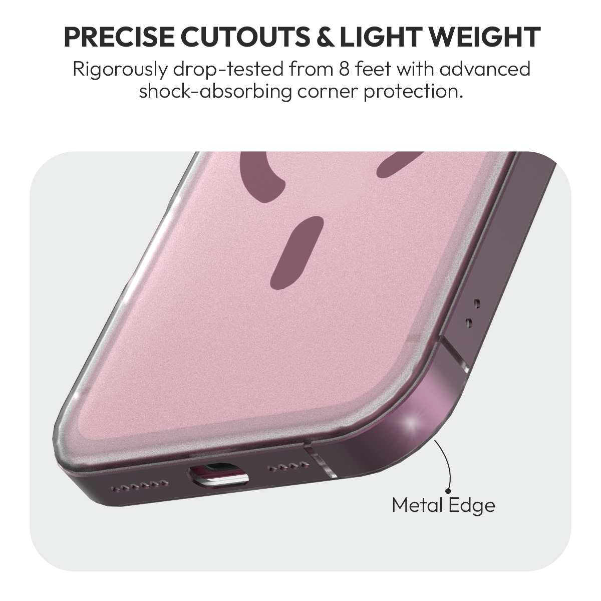 MIST case in Burgundy, anodised metal rim detail#Color_Burgundy