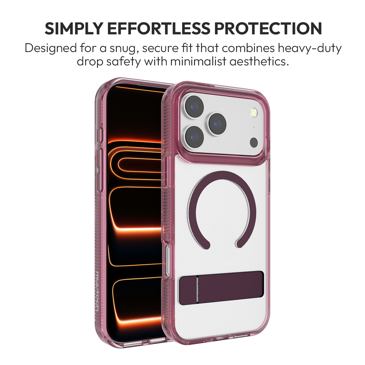 Prism Case for iPhone 18 Pro & 18 Pro Max in Burgundy #Color_Burgundy