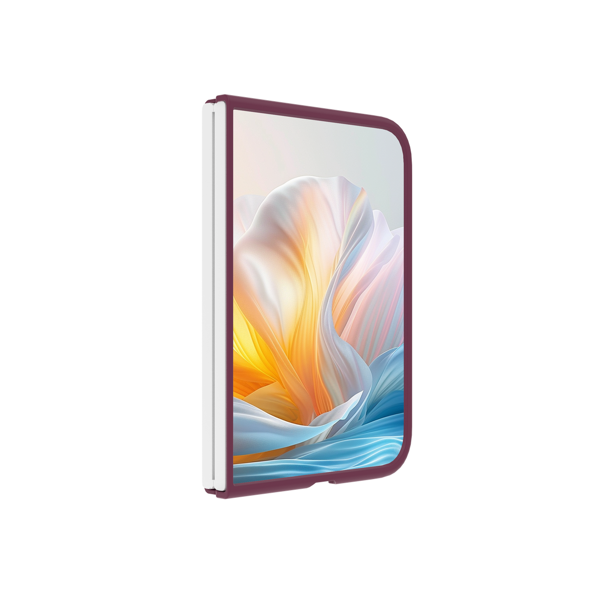 Muvtech Sera Case for iPhone Duo in Burgundy, side profile #Color_Burgundy