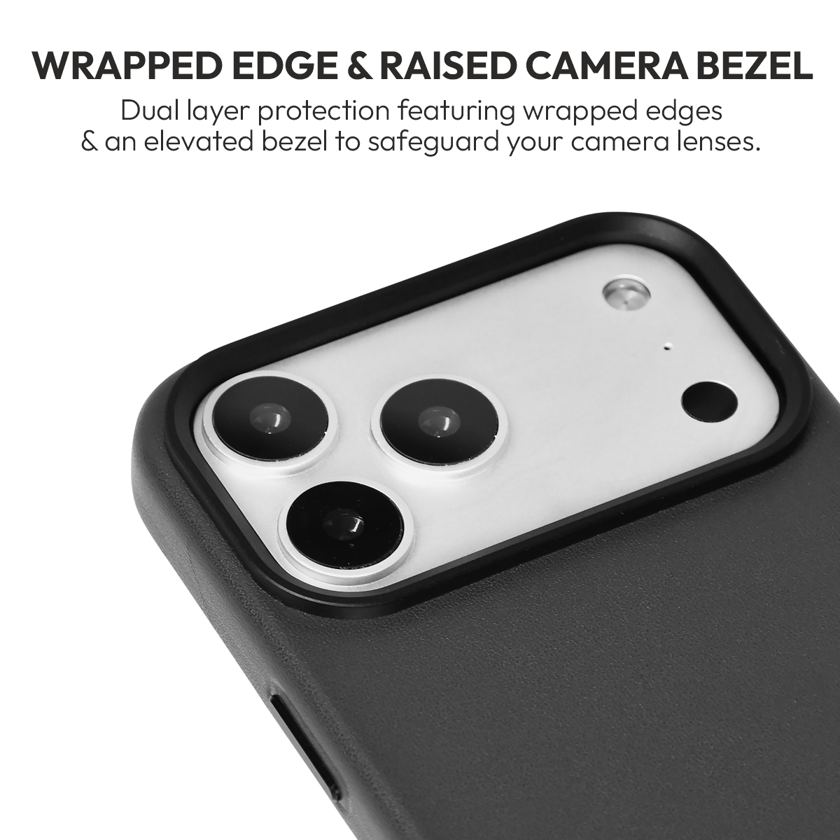 Siena Case for iPhone 18 Pro & 18 Pro Max in Black, view 4 #Color_Black