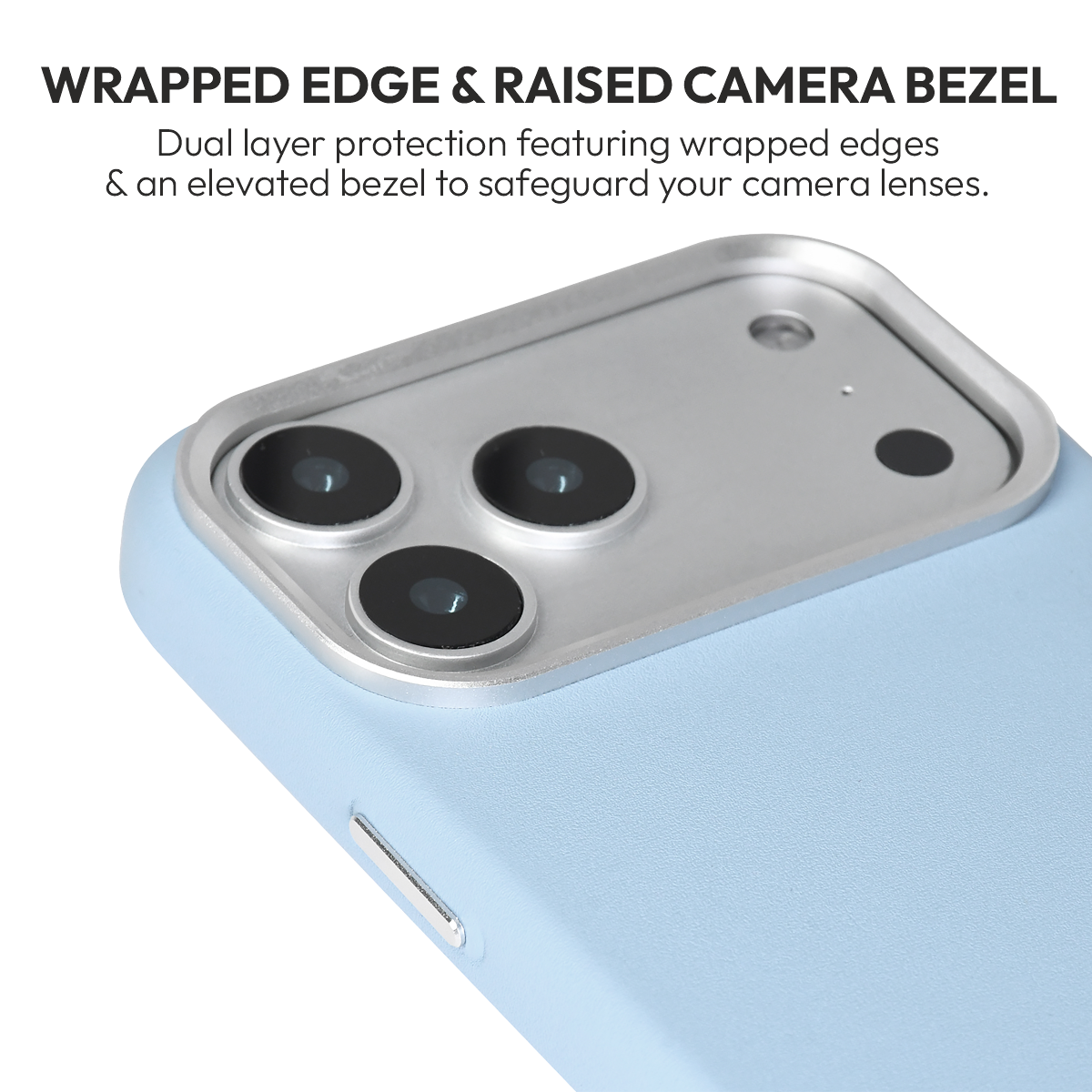 Siena Case for iPhone 18 Pro & 18 Pro Max in Glacier, view 4 #Color_Glacier