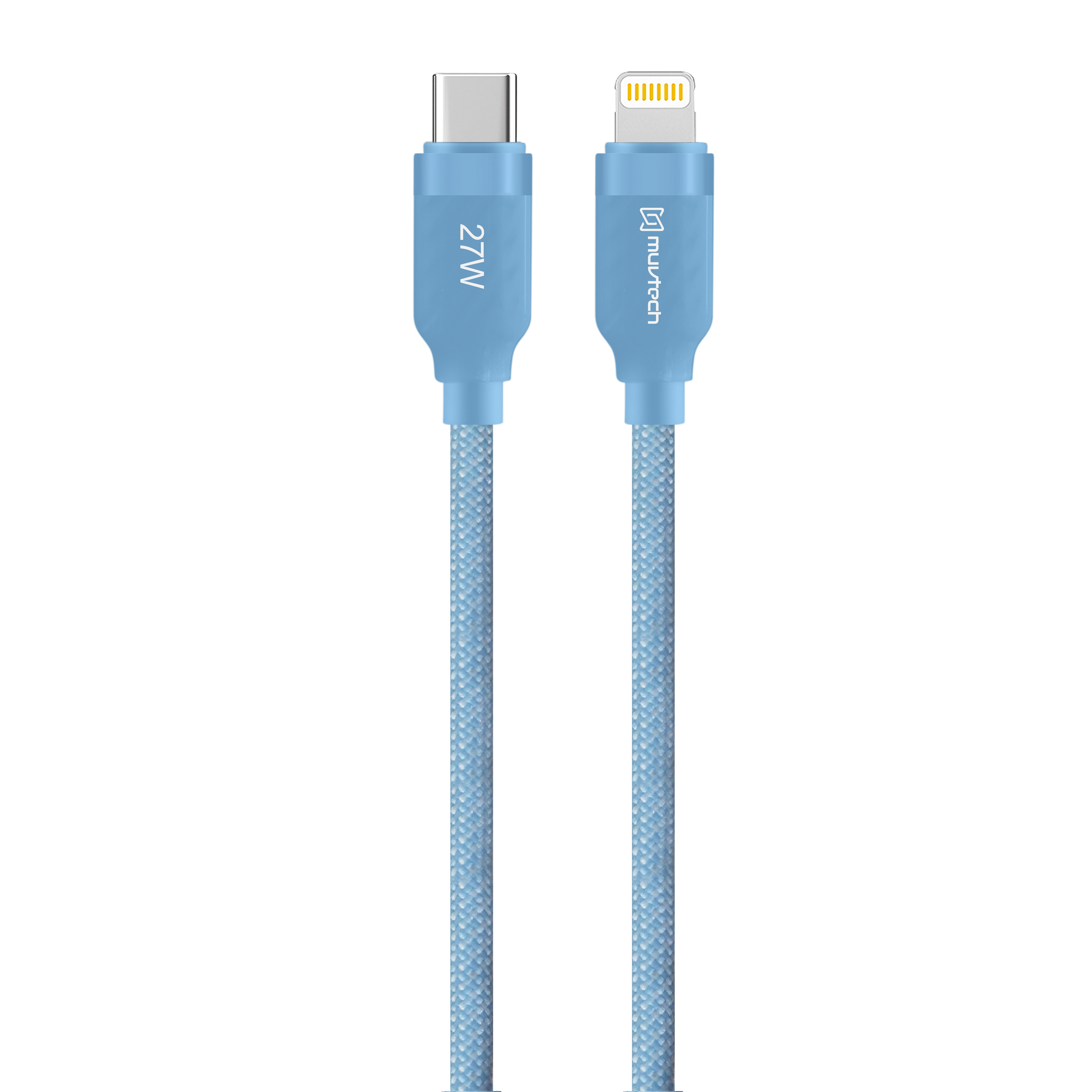 Surge 27W Fast Charging Braided Cable – Type-C to Lightning- 1 Meter