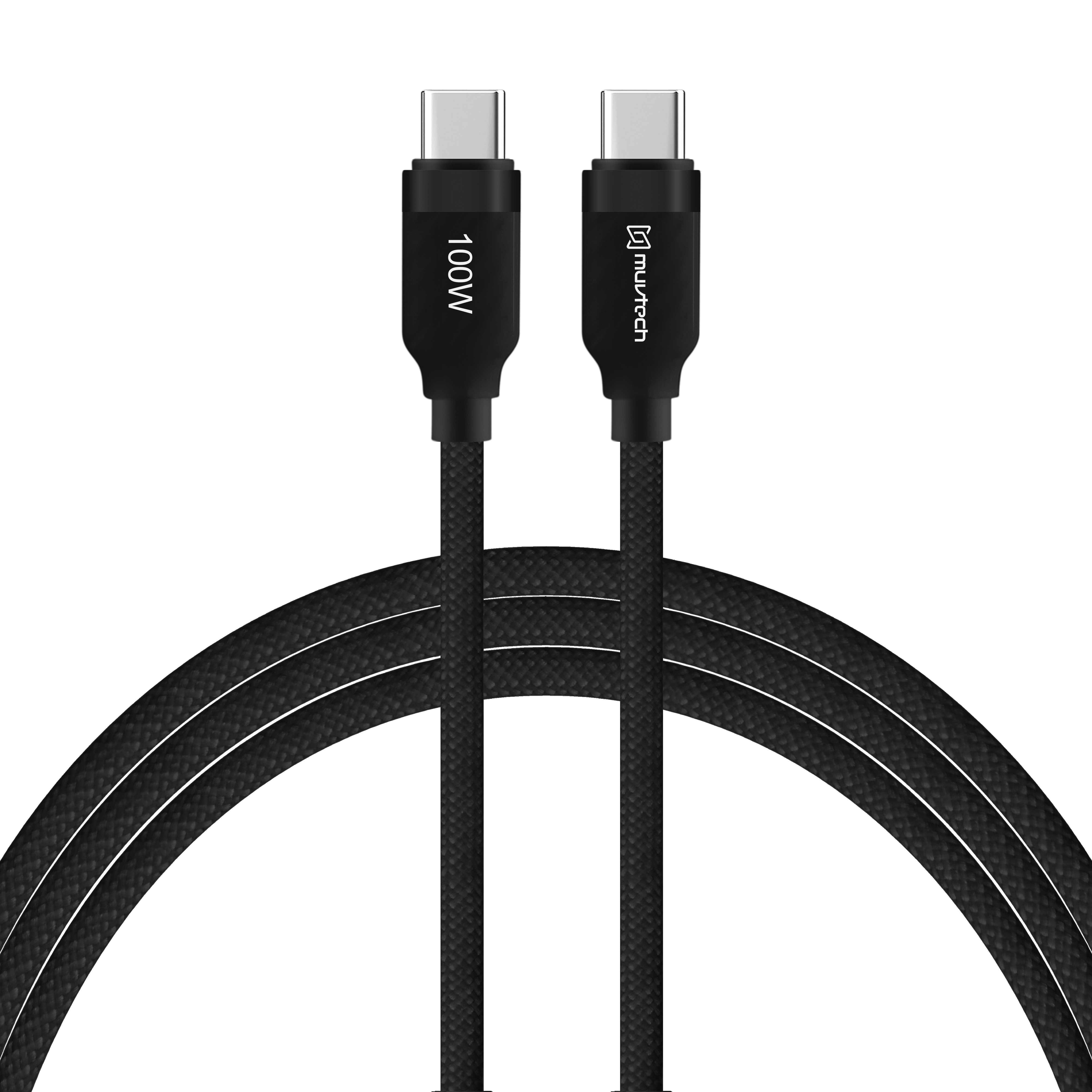 Surge 100W Fast Charging Braided Cable – Type-C to Type-C- 1 Meter
