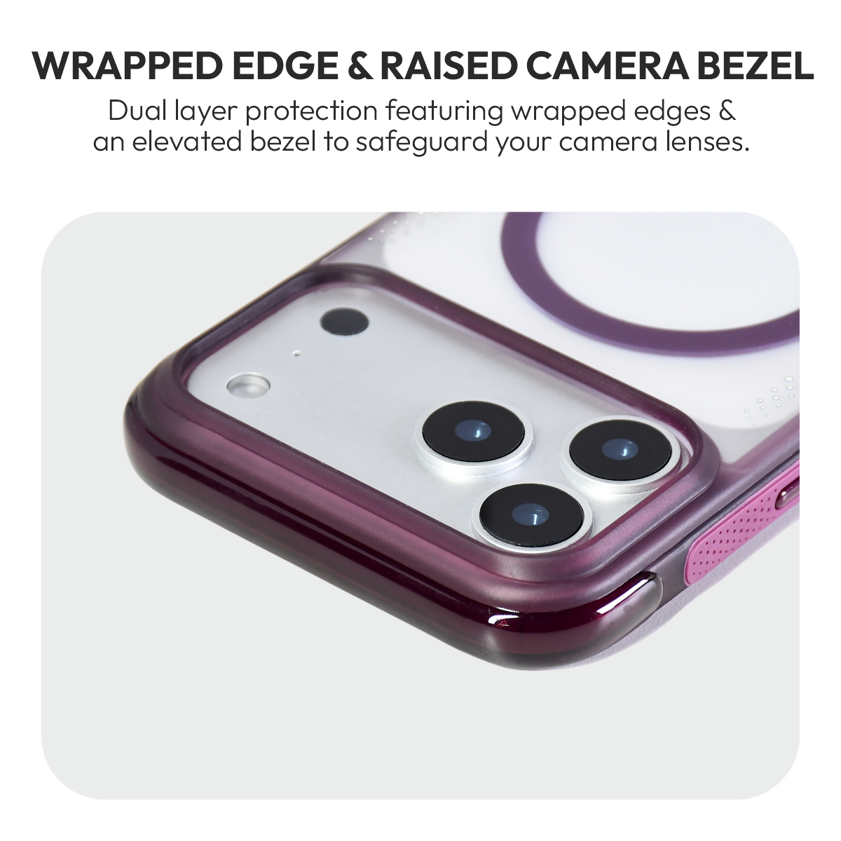Tinto Case for iPhone 18 Pro & 18 Pro Max in Burgundy #Color_Burgundy