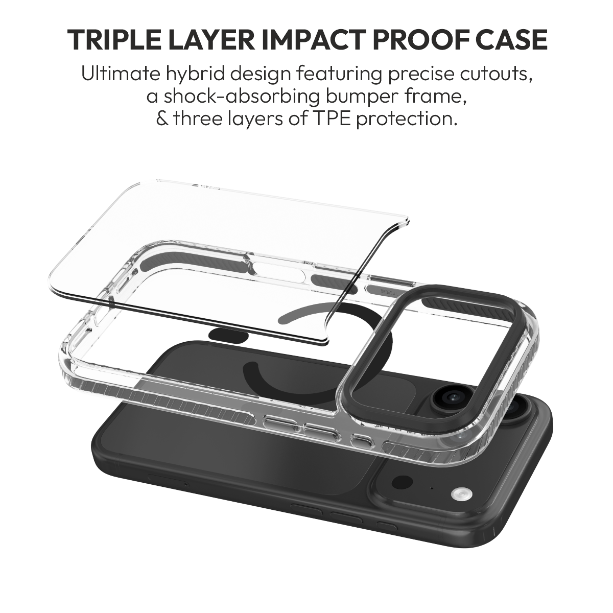 Muvtech Troy Case for iPhone 18 Pro & 18 Pro Max in Black #Color_Black