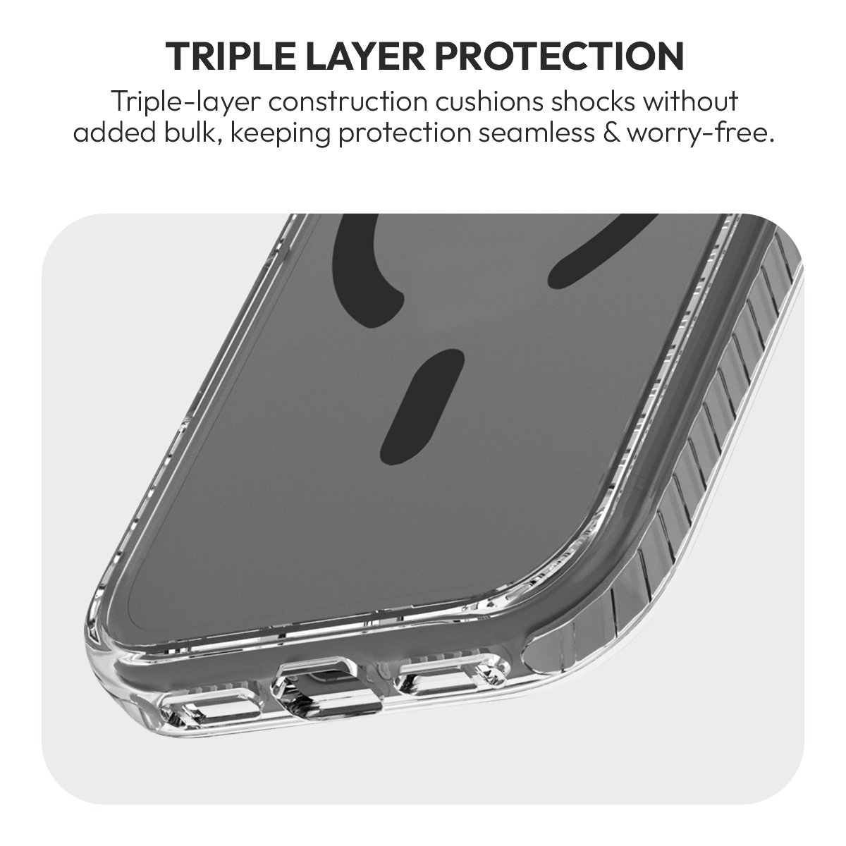 Muvtech Troy Case for iPhone 18 Pro & 18 Pro Max in Black #Color_Black