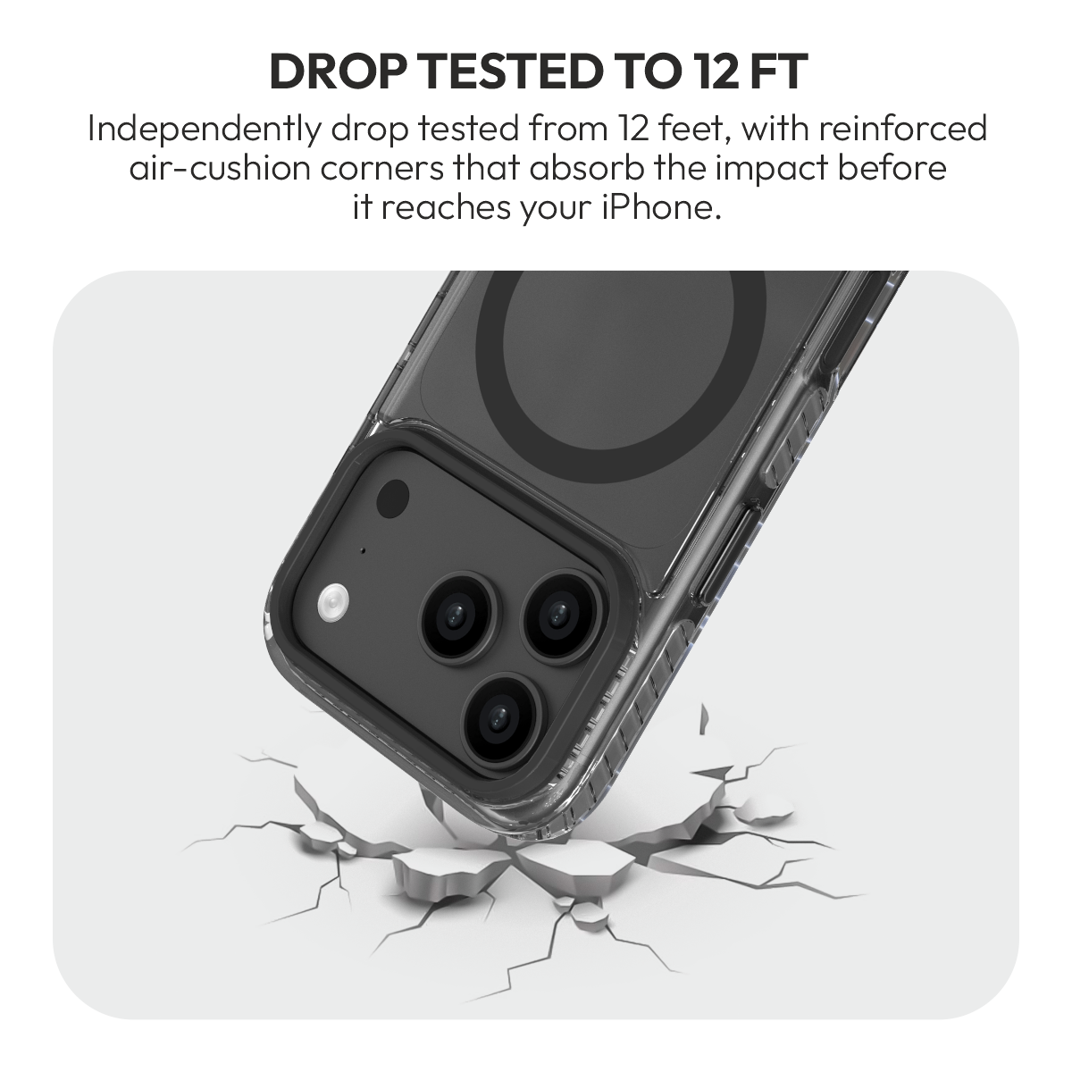 Muvtech Troy Case for iPhone 18 Pro & 18 Pro Max in Black #Color_Black
