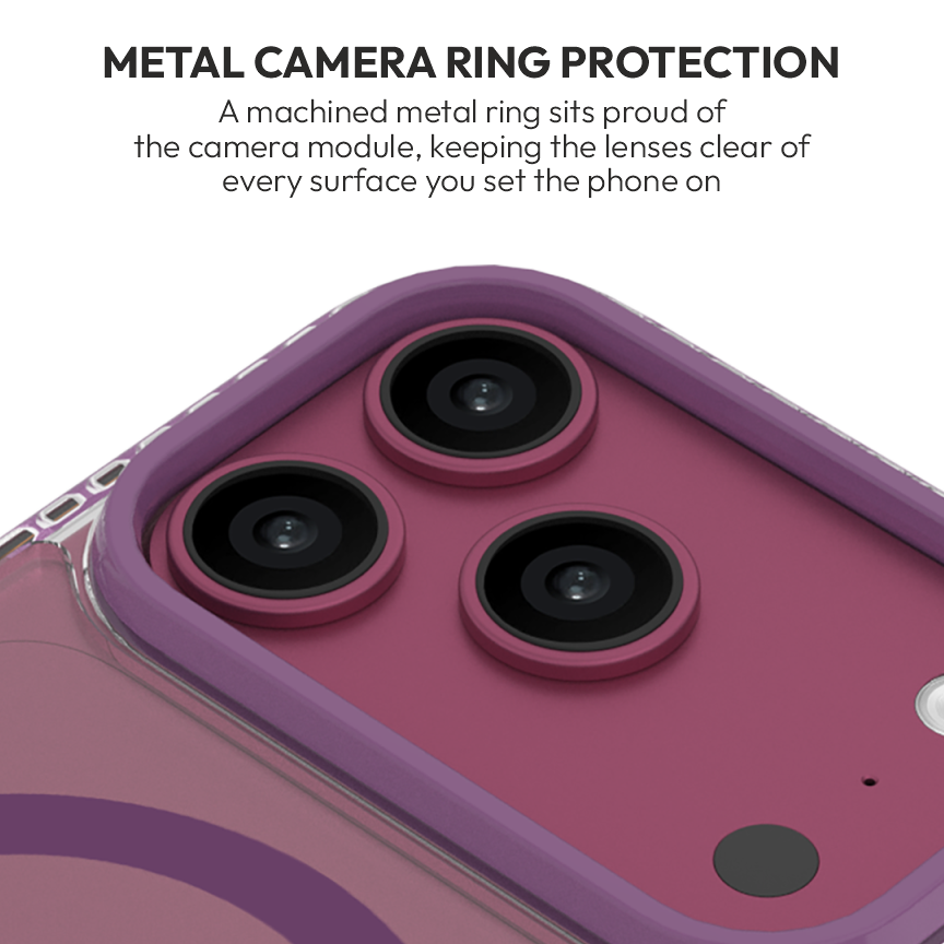 Muvtech Troy Case for iPhone 18 Pro & 18 Pro Max in Burgundy #Color_Burgundy