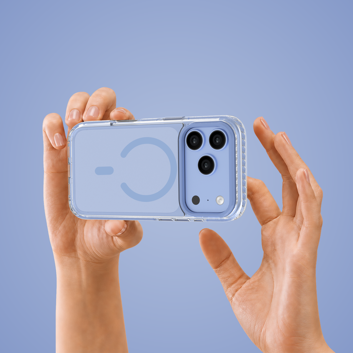 Muvtech Troy Case for iPhone 18 Pro & 18 Pro Max in Glacier #Color_Glacier