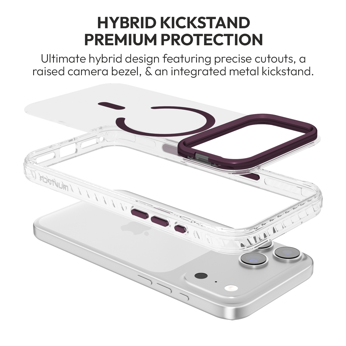 Vigo Case for iPhone 18 Pro & 18 Pro Max in Burgundy #Color_Burgundy